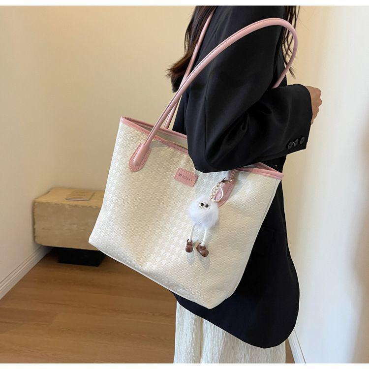 Damen 2024 Casual Tote Bag mit großem Fassungsvermögen für Arbeit und Studium