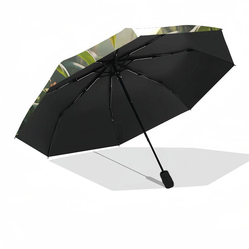 1pc Capybara, Jungle Fashionable Automatic Opening/Closing Folding Umbrella with 8 Iron Bones, Plastic Handle yy251015054