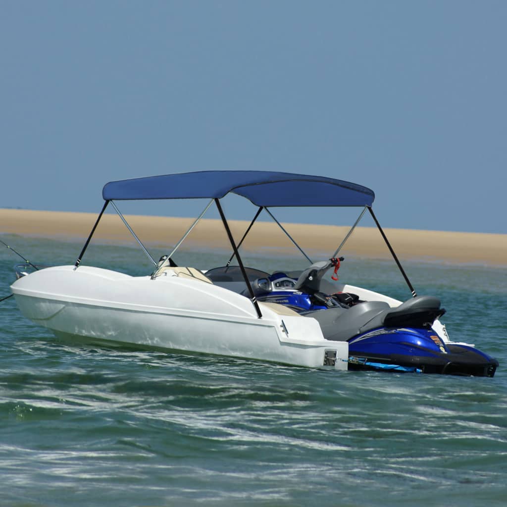 2 Bow Bimini Top Navy Blue 150*120*110 cm