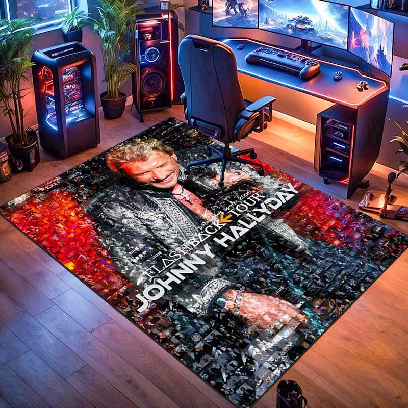 Johnny Lights Up Stage carpet printing Living room and bedroom mats Doormat Room Art