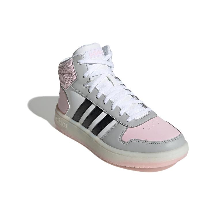 Adidas Hoops 2.0 Mid 'White Pink Black' Women's FV2737