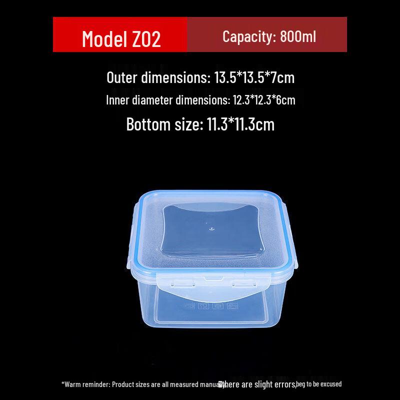 Versatile Plastic Food Storage Container