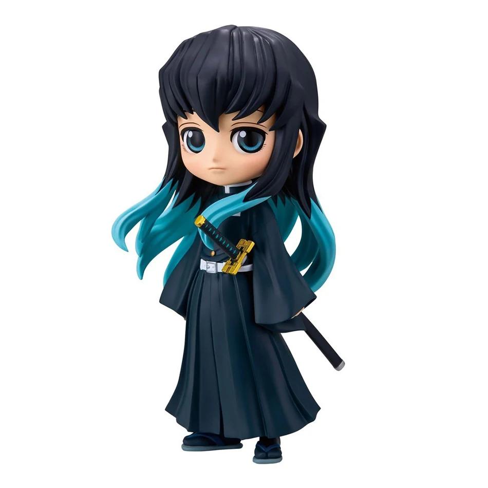 15cm Demon Slayer Charakter Q Edition Ofentür Holzkohlemeister You Bean Fegefeuer Aprikose Shoulang Handgefertigtes PVC Modell Ornament