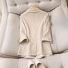 Spring Summer and Autumn Short Suit Jacket Women's Thin Slim-fit Design Sense Niche Suit Women's Blouse