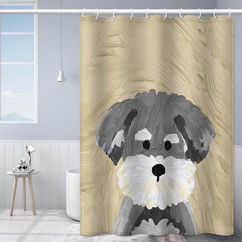 

JINRUN утолщенная водонепроницаемая занавеска для ванной комнаты, устойчивая к плесени, занавеска для душа, занавеска для душевой перегородки, занавеска для душа, занавеска для ванной комнаты, бесплатная перфорация 180*180