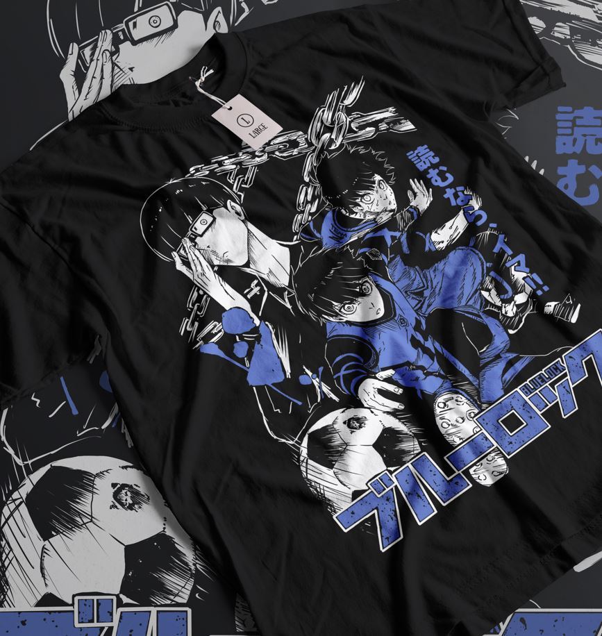 Blue Lock T-shirt Kunigami Rin Itoshi Barou Shouei Meguru Bachira Shirt All Size