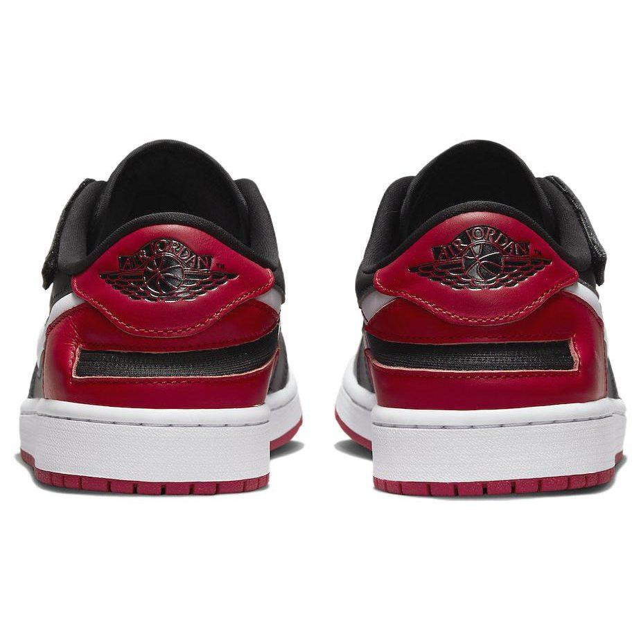 Jordan 1 Low FlyEase Black White Gym Red DM1206-066