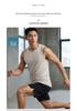 Men's Quick-Dry Elastic Training Vest - Ice Silk, Sleeveless, Loose Fit, Round Neck Top