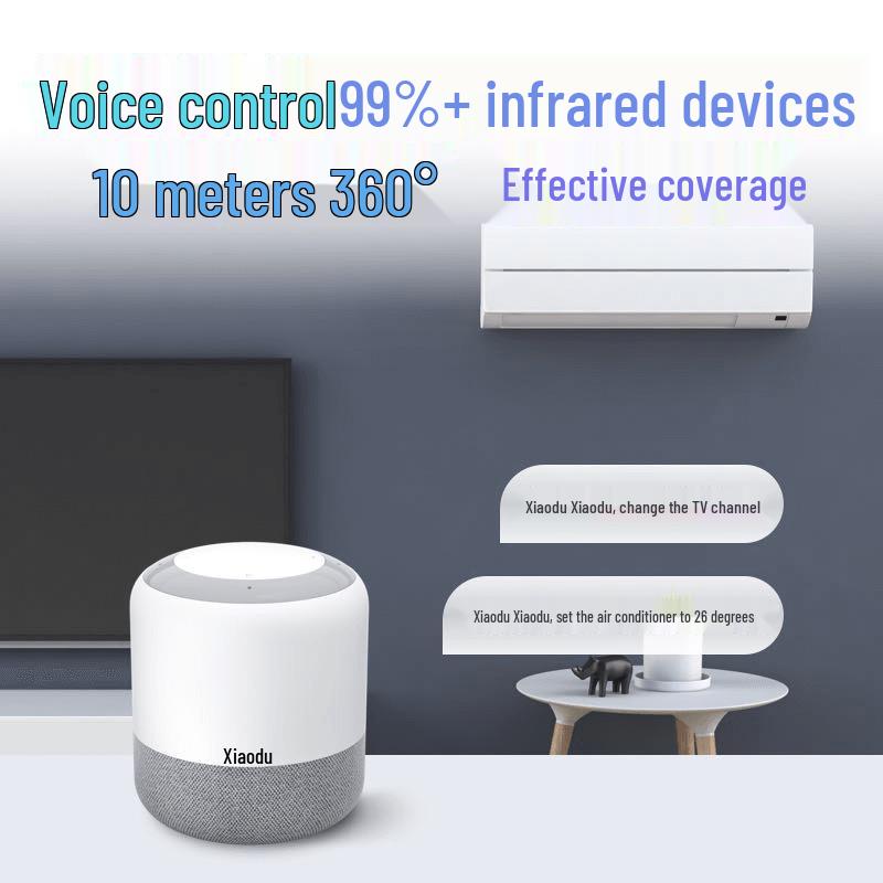 Xiaodu Flagship Smart Speaker with Infrared Remote & Baidu AI Voice Assistant