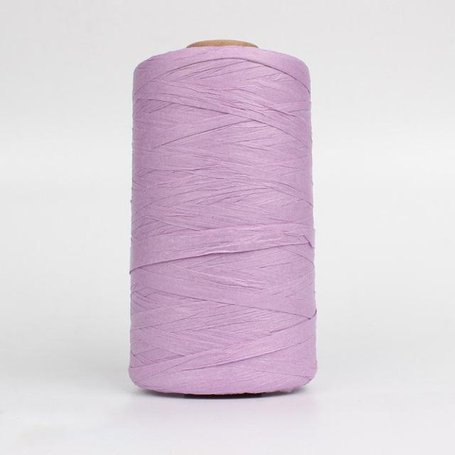 280-300 Meters Raffia Yarn For Hand Knitting Summer Raffia Straw Hats Bags Crochet Yarn Handmade Craft Knit Yarn Thread 24 Color