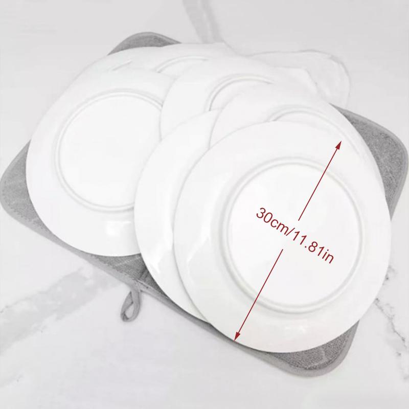 1PC Foldable Dish Drying Mat for Small Spaces Drain Rack 45x36.7x7.5cm