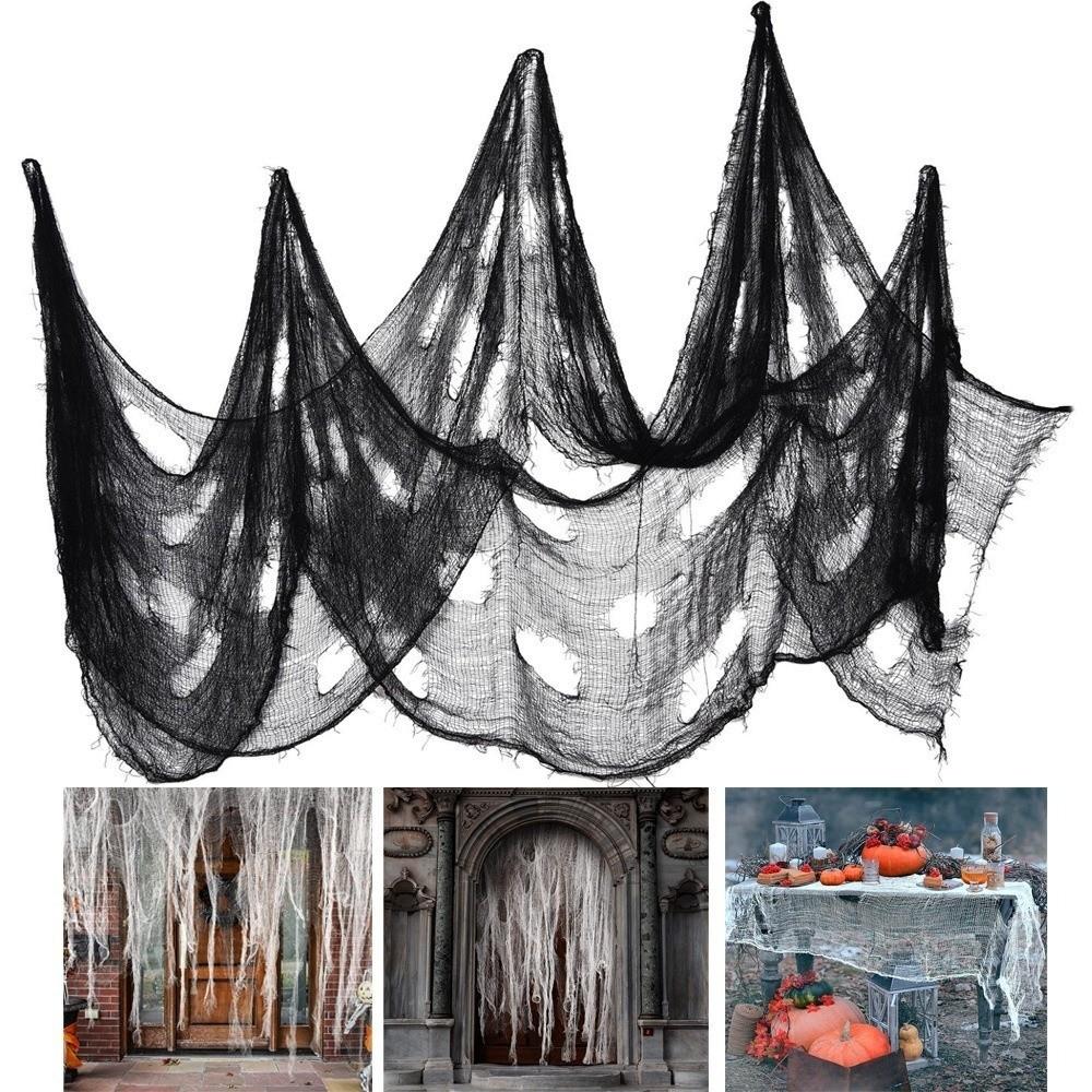 Reusable Blood Gauze Cloth Scary Creepy Gauze Cloth Spooky Mesh Gauze Haunted House Decor