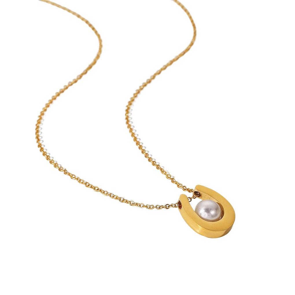 

Женское ожерелье Жемчужная шейная цепочка Регулируемый чокер Элегантные украшения Вечеринка Помолвка Юбилей День рождения Украшение