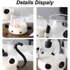 Cow Glass Water Pitcher | Bedside Milk Carafe With Cup | Glass Carafe Pitcher With Glass Mug Cute Cow Glass Tea Pitcher Kettle Milk Jug Water Carafe F
