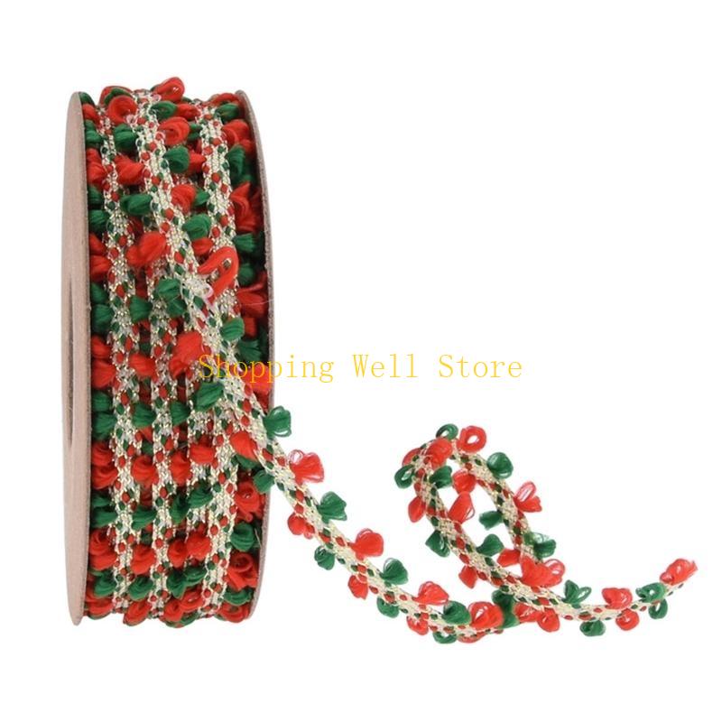 KX4B Plush Ribbons for Gift Wrapping Handmade Flower Bouquet Wrapping Silk Ribbon CN