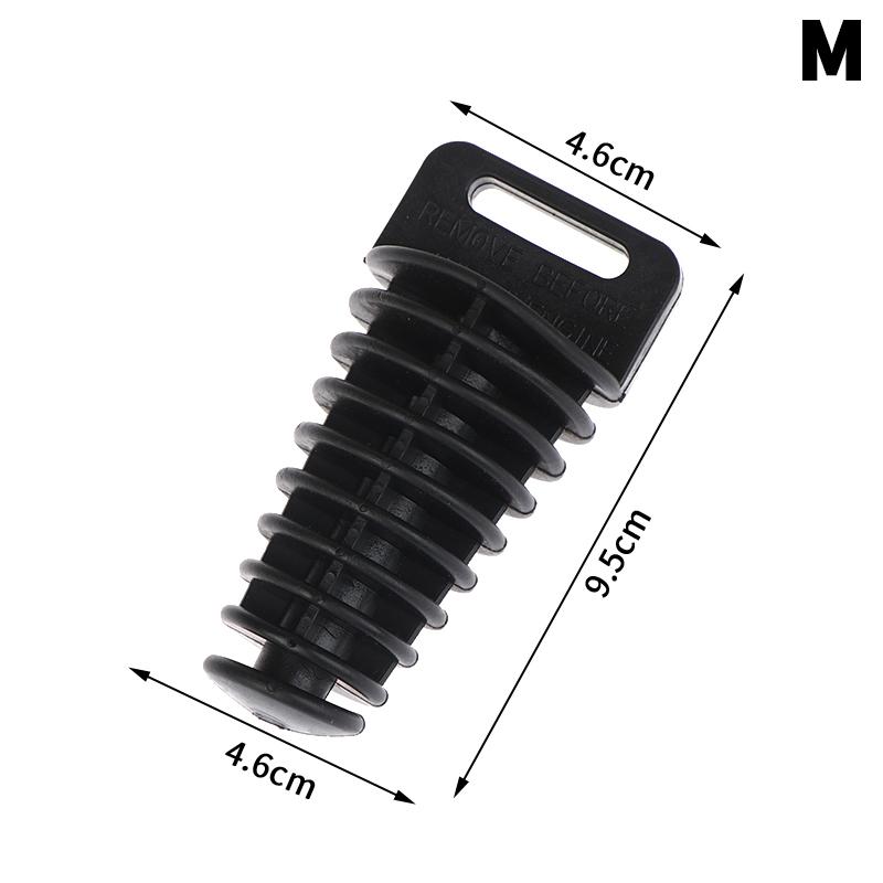 1Pc Universal Motorcycle Exhaust Pipe Tailpipe Air-bleeder Plug Exhaust Silencer Wash Plug Pipe Protector Motorcycle Accessories