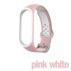 For Xiaomi Mi Band 5 4 3 6 Strap Double Color Silicone Wristband Bracelet Replacement For Xiaomi Band 4 MiBand 3 5 6 Band Straps