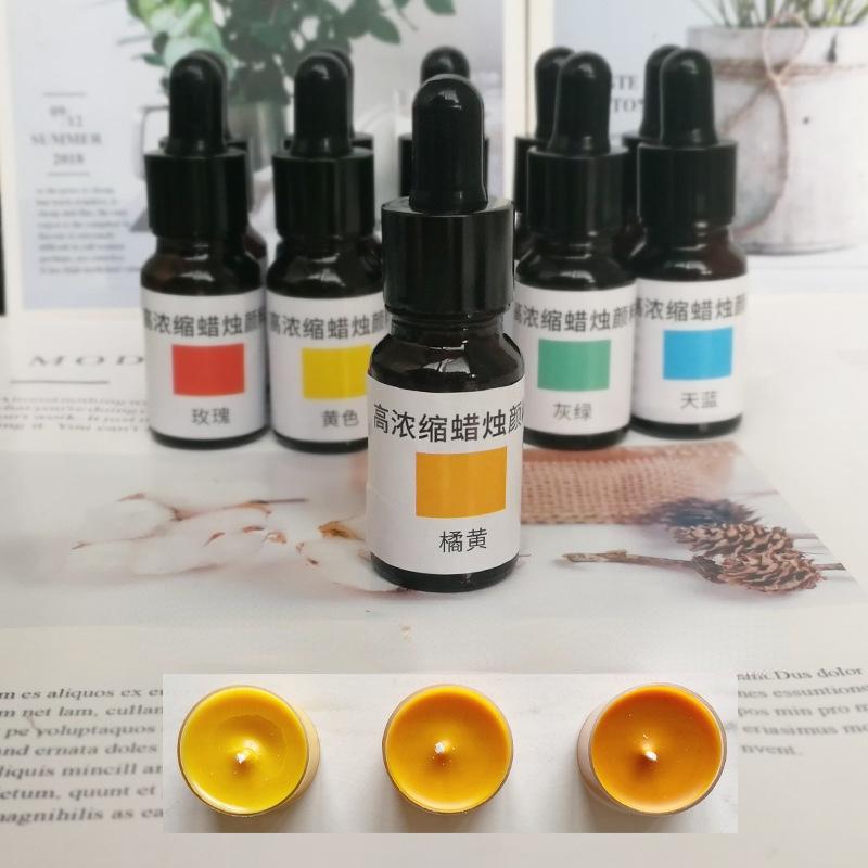 10ml High-concentration Dye Liquid Candle Special Pigment Diy Material Scented Candle Coloring Pigment Candle Making Supplies