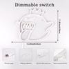 Cartoon Pattern Neon Sign Adjustable Brightness LED Light Wall Decoration Atmosphere Light USB Power
