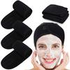 3pcs Spa Headband Hairband Sports Sweat Head Wrap Towel Hair Wraps Non-slip Stretchable Washable for Women Makeup Face Wash