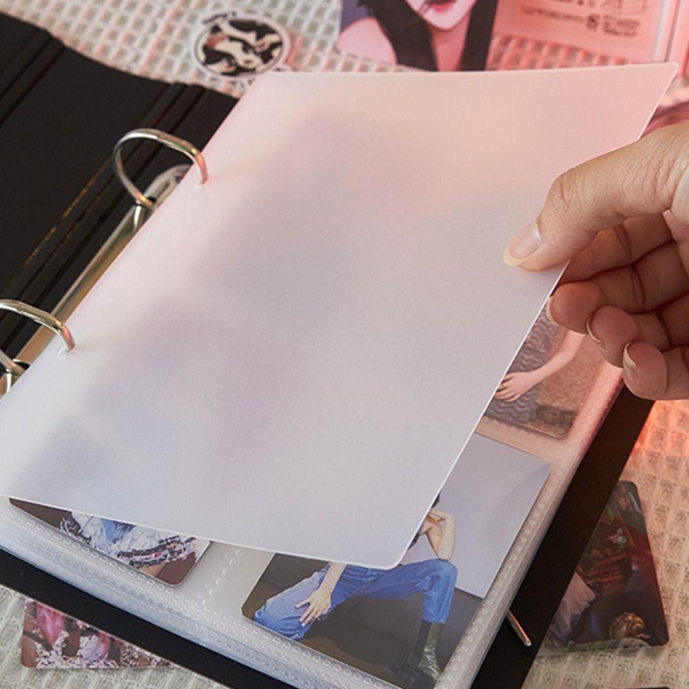 50 Pages Photocard Binder 4/9Grids Card Binder Album Idol Photocard Album  Idol Cards