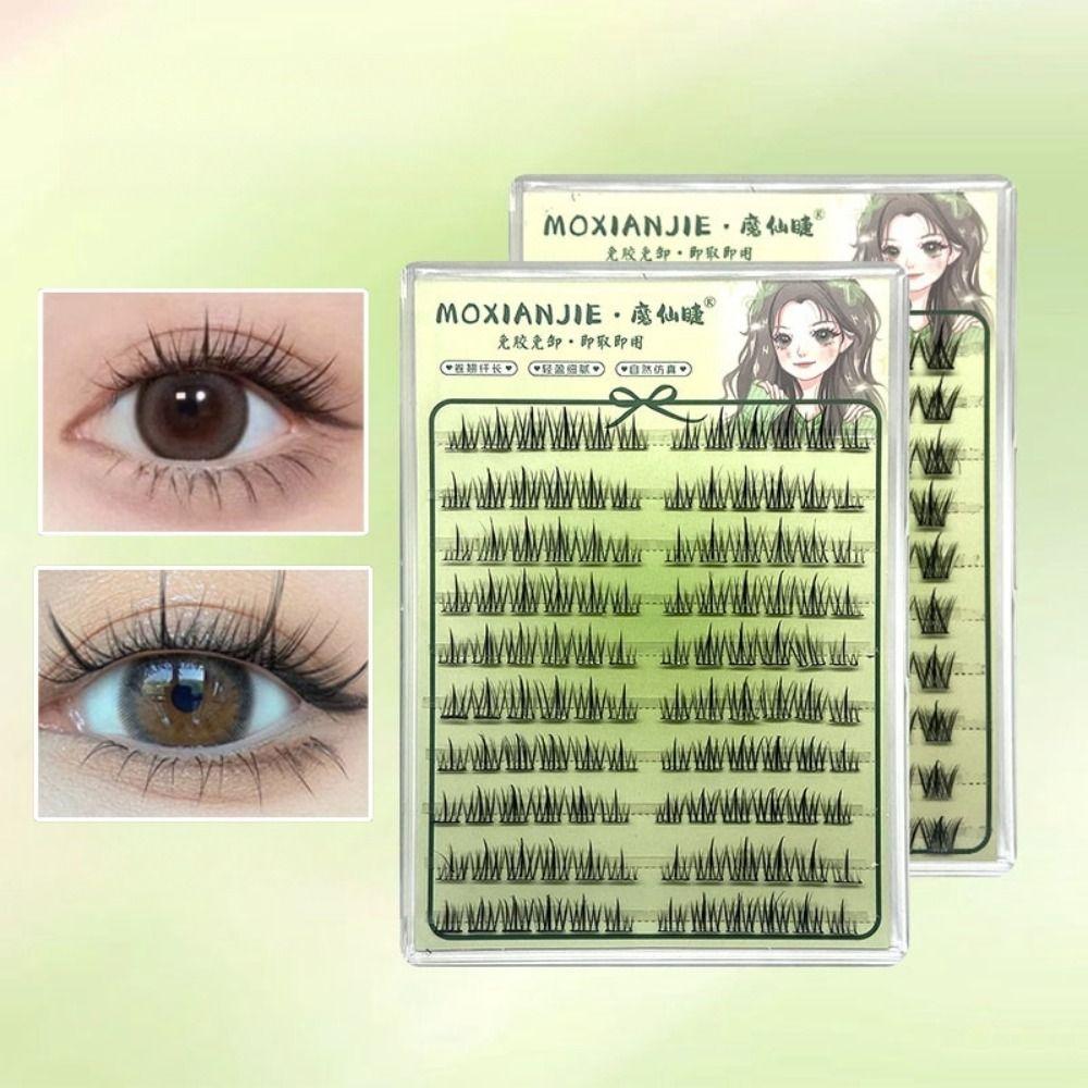 

Comic Eye Self Adhesive False Eyelashes Soft Individual Fake Eyelashes Make Up Style A