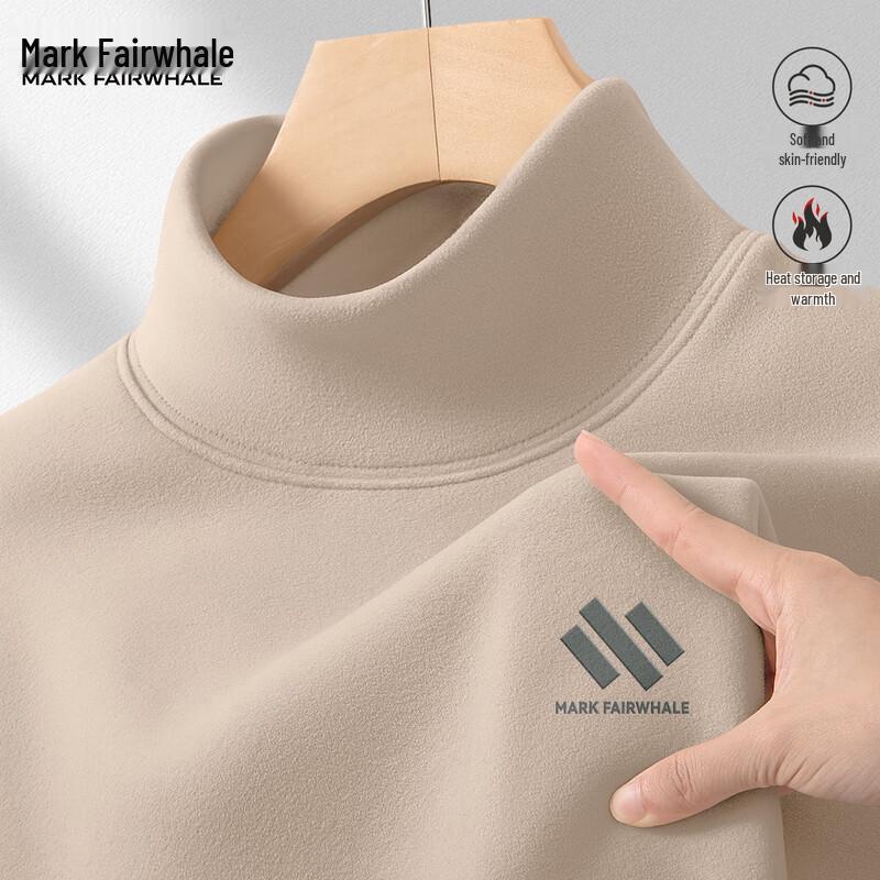 Mark Fairwhale Men's Thermal Semi-High Collar T-Shirt