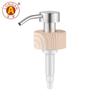 Kitchen Accessories Replacement Soap Pump Bamboo Stainless Hand Liquid Soap Dispenser Bottle Pump Head for Soap Dispenser