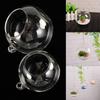 Glass Flower Planter Vase Hanging Design Terrarium Container Flower Planter Clear Glass Landscape Bottle For Wedding Decoration