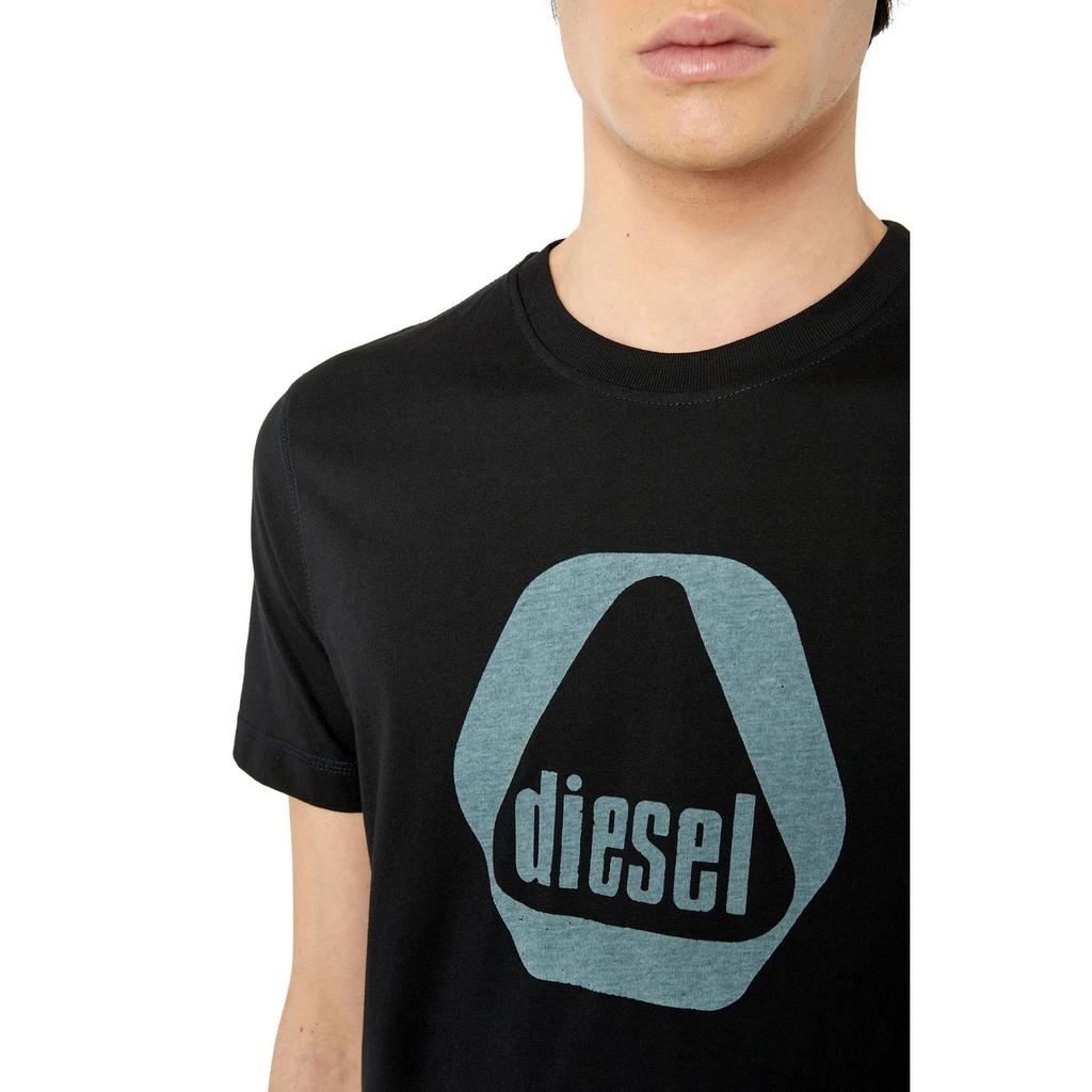 Diesel Mens Triangle Logo T-Shirt