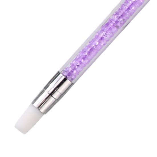 5Pcs Nail Art Pen Silicone Brushes for Nails Dual Tipped Nail Design Brushes Ergonomic Sculpting