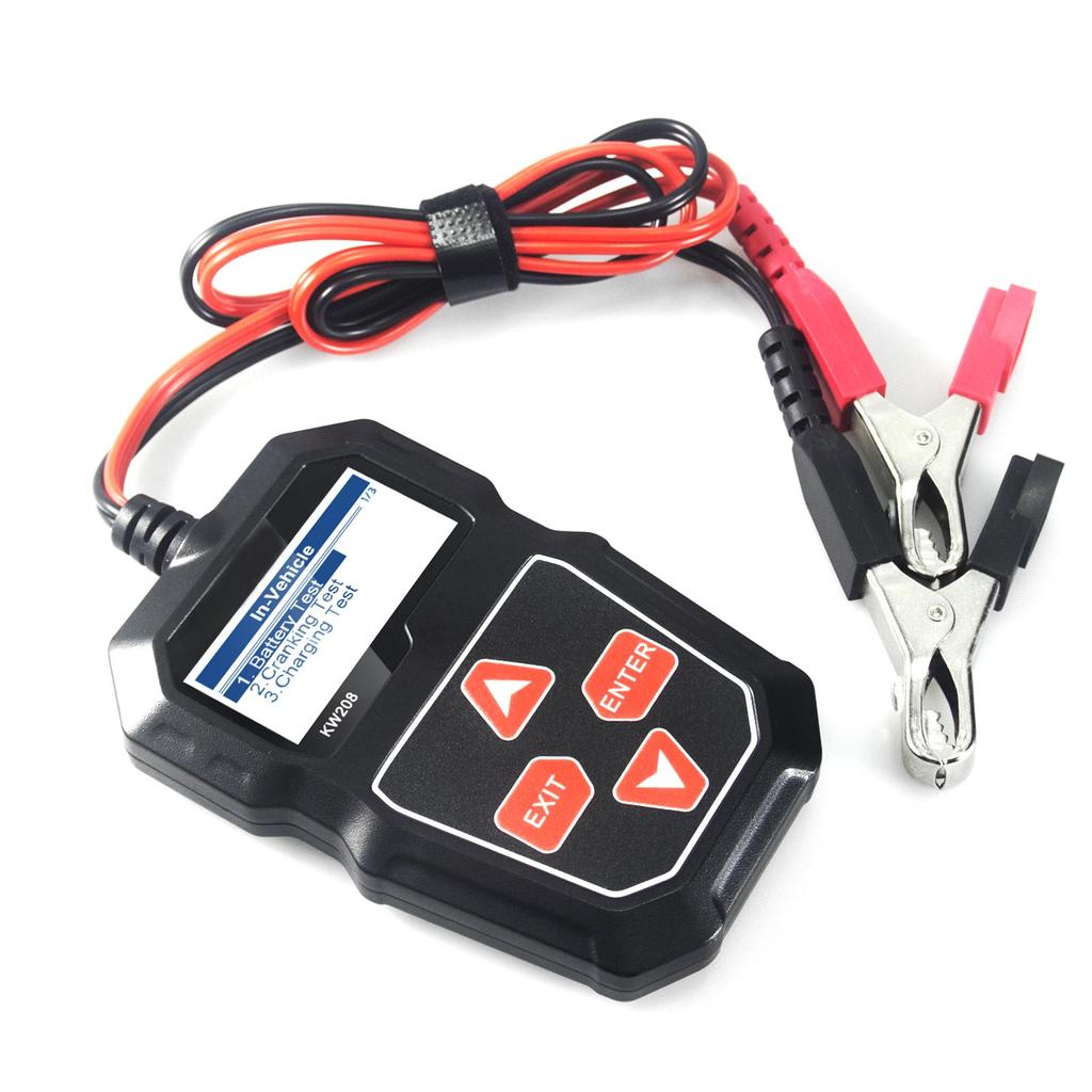 Profesionální analyzátor alternátoru - Průběh, KW208 12V Zátěžový tester autobaterie