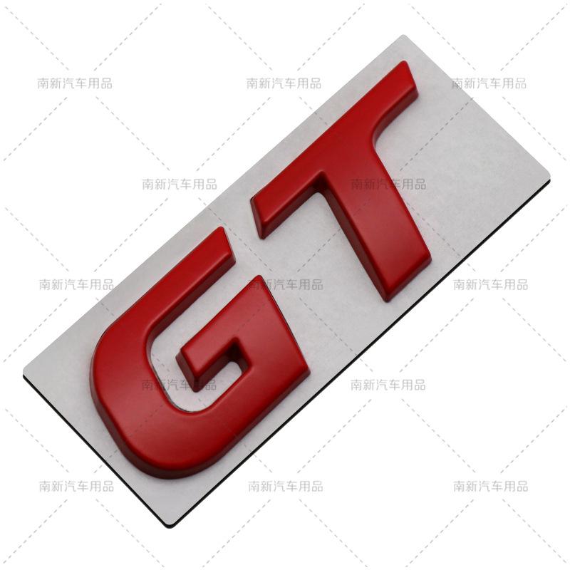GT Car Stickers for Kia, Peugeot and Hyundai Modified Metal Car Stickers