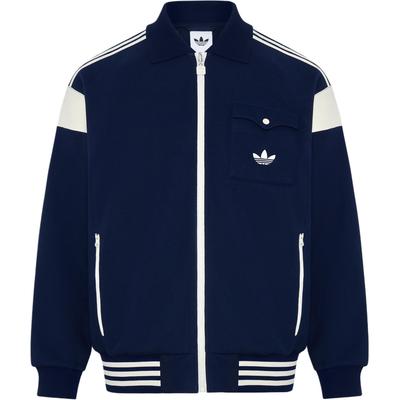 Originals Color Block Striped Loose Fit Sports Long Sleeve Jacket Men Jackets KW5664