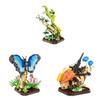 Children Puzzle Small Pieces Building Blocks Animal Mantis Butterfly Toy Model