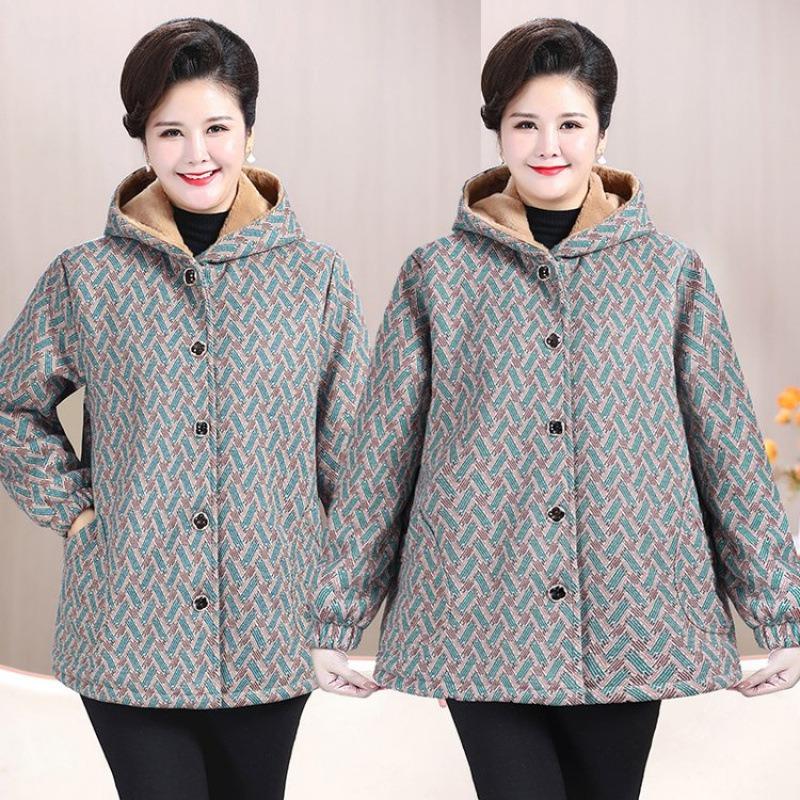 Women's extra fat plus size cotton-padded clothes catties fat winter cotton-padded clothes oversized cotton-padded jackets