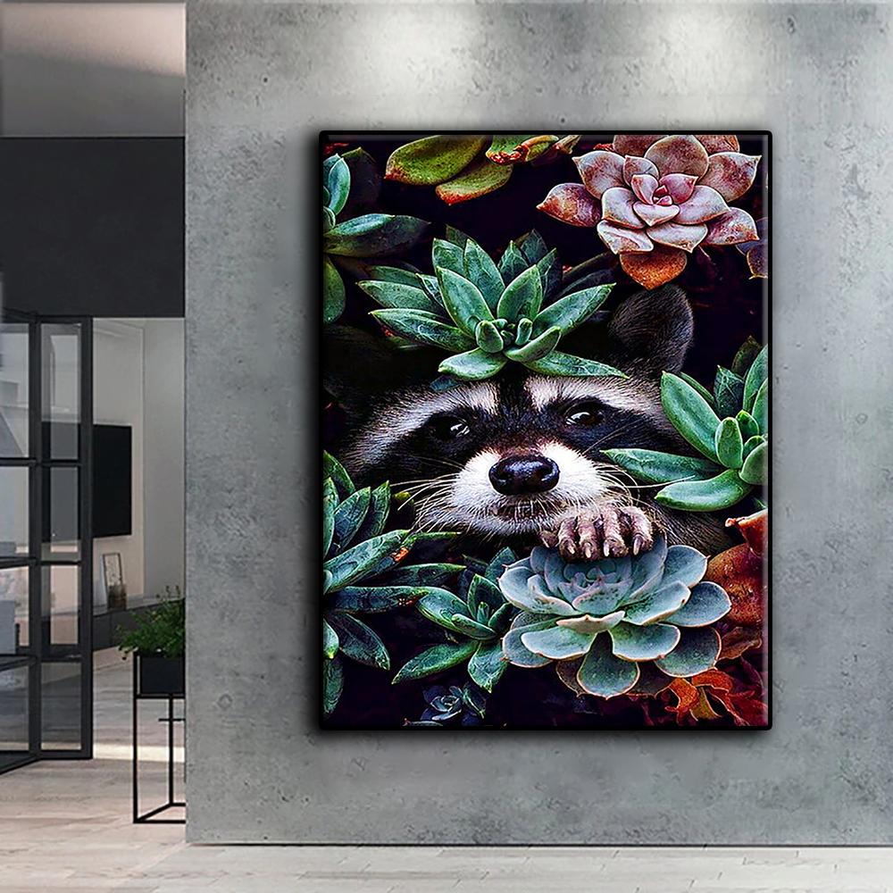 Diamond Embroidery Animals In The Bush 5D DIY Diamond Painting Cross Stitch Rhinestone