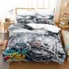 3D Print Nezha 2 Anime Bedding Set Single Twin Full Queen King Size Bed Set Adult Kid Bedroom Duvetcover Sets
