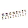 18pcs Stainless Steel Ear Tunnels 14G To 00G Stretching Kit Double Flared Piercing Jewelry Ear Gauges Plugs