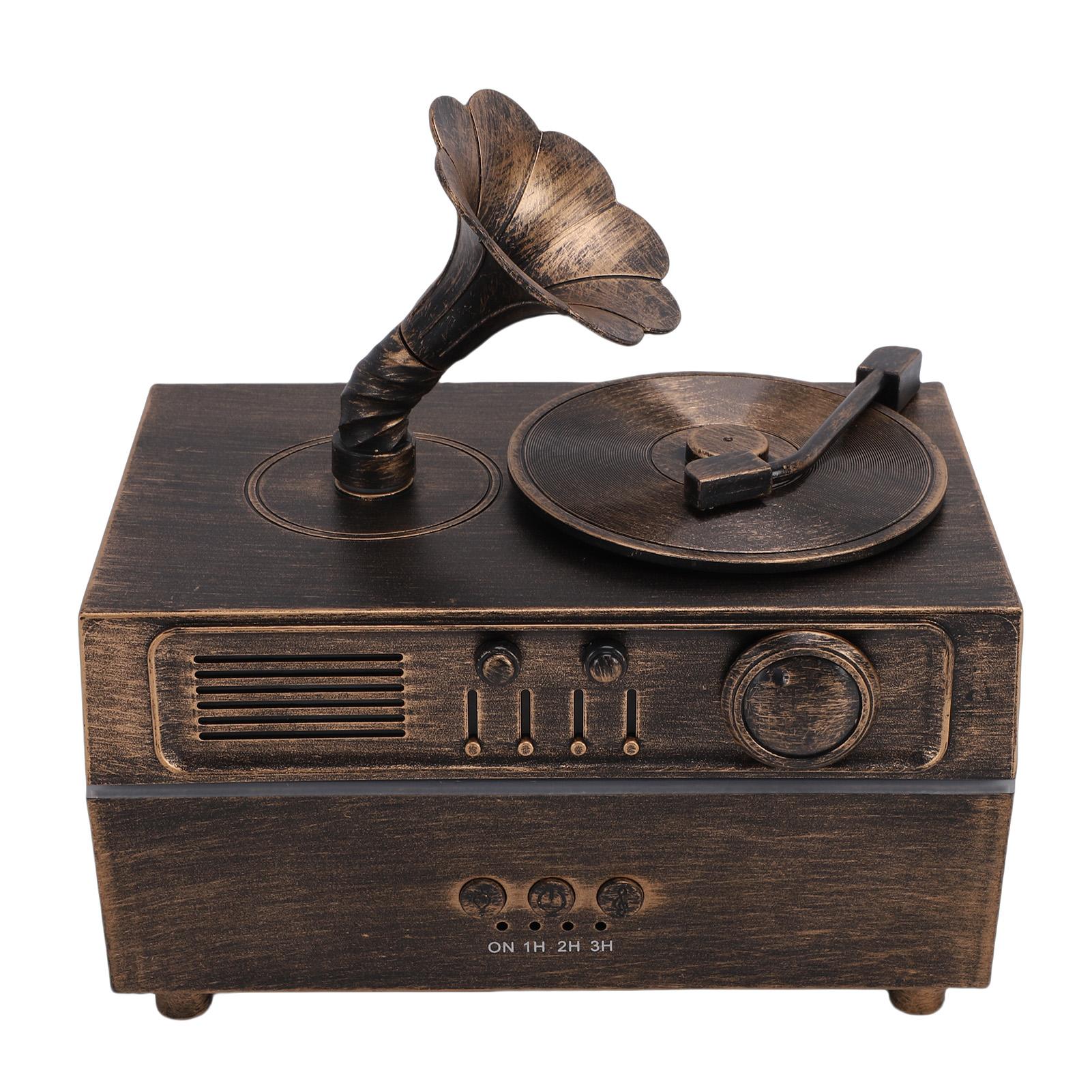 

Ретро Аромадиффузор Уникальный Граммофон Винтажный Диффузор для Масел Аромат Увлажнитель Холодного Пара