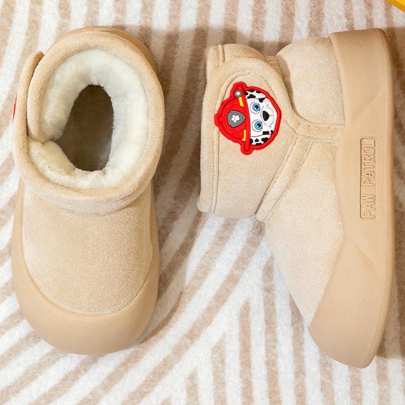 Paw Patrol Kids' Non-Slip Winter Snow Boots - Warm Cotton for Girls
