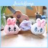 Adorable Plush Bunny Coin Purse Cute Keychain Doll Soft Stuffed Animal