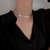 Collana Retro Osso di Serpente Coreana & Giapponese: Catena Clavicola da Donna Chic e Trendy Gioielli di Moda
