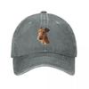 Airedale Terrier Kopf Kunst Baseballkappe Snapback Hut Strand Ausflug Bergsteigen Damen Hüte Unisexs