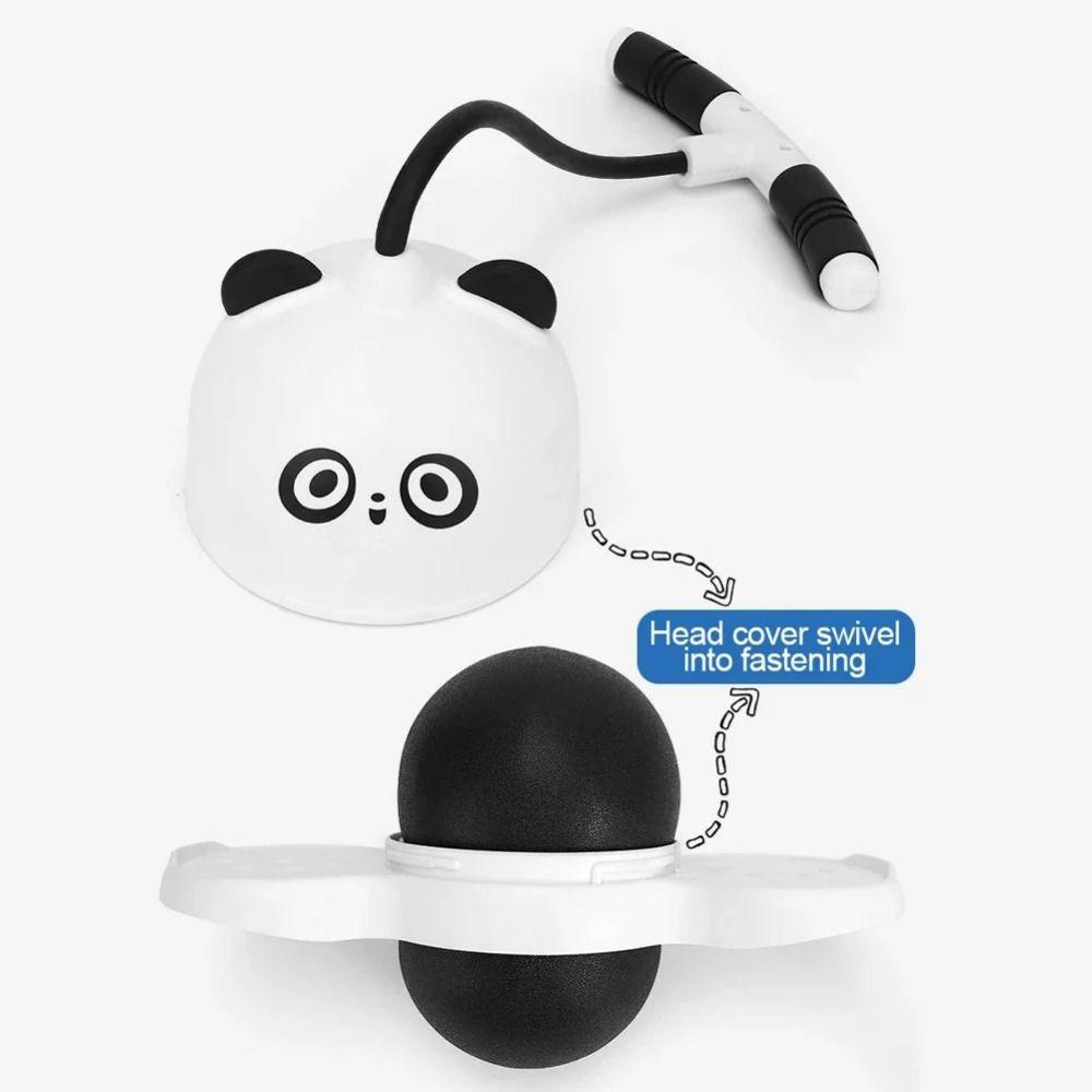 Light Up Panda Jumping Ball Toys Thicken Elastic Balance Ball Toys  Fitness Exercise