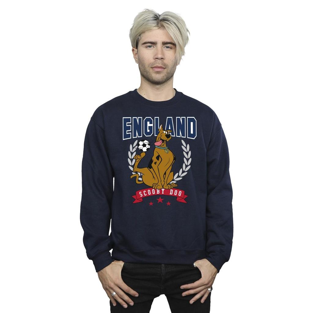 Scooby Doo Mens England Football Sweatshirt
