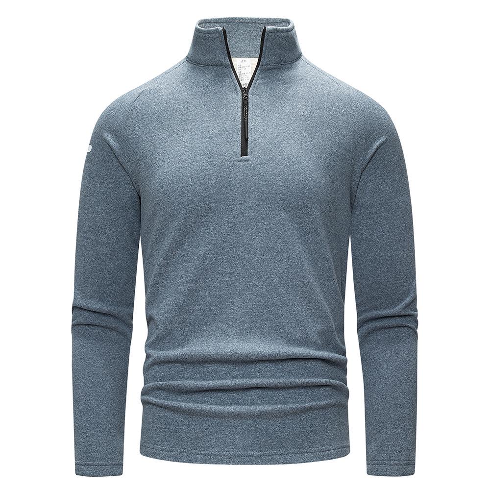 

Мужской быстросохнущий базовый слой для хайкинга с длинным рукавом из матового флиса XX-Large синий/фиолетовый