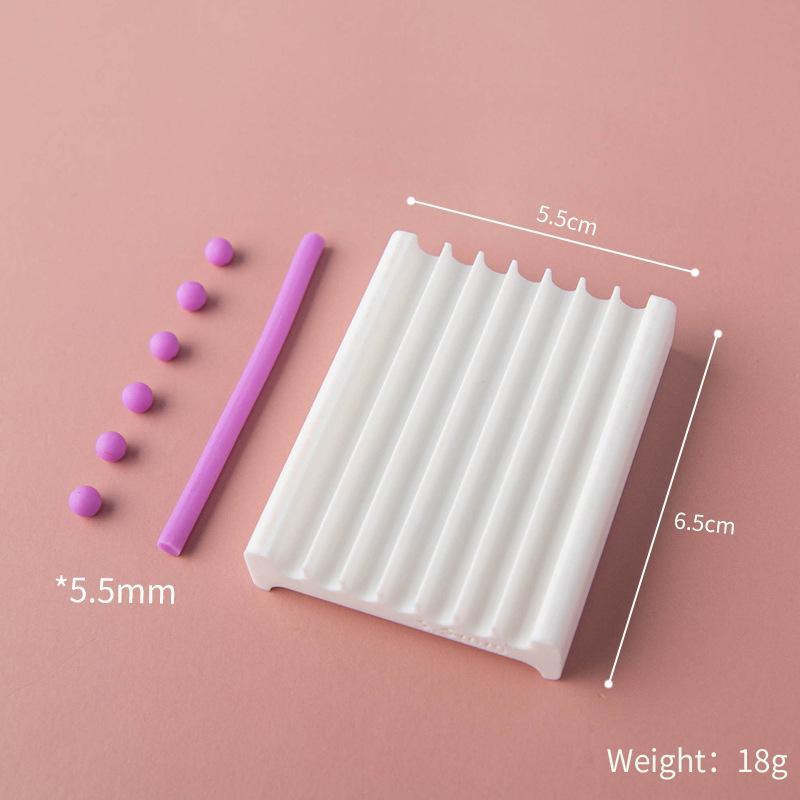 Leichter Tonkugelformer Töpferformwerkzeug zum Rollen 1/4 Stück für DIY Schmuck Basteln Verschenken Handgemachtes Hobby