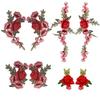 Floral Embroidery Flower Patch Multicolor Sew on Patch Fashion Elegant Sewing Accessories