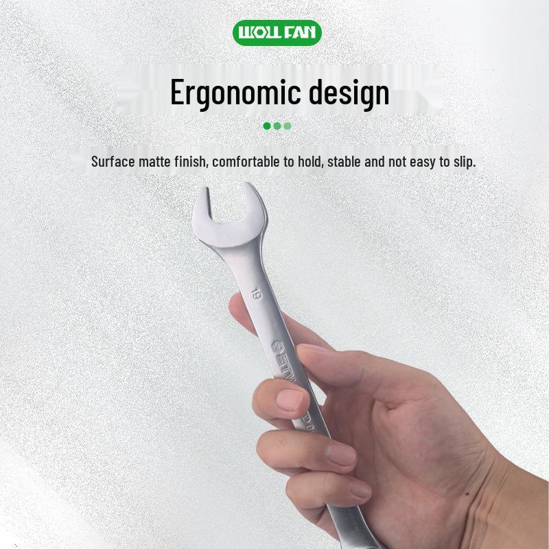 Zestaw kluczy dwustronnych Śliwkowy Kwiat - Szybkie użycie - Otwarty i oczkowy, narzędzia uniwersalne